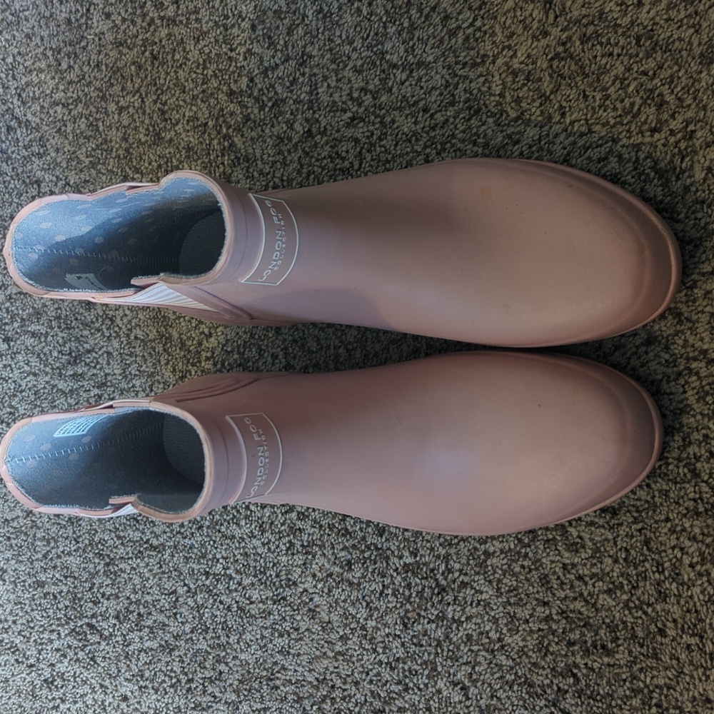 Women's London Fog Collection Piccadilly Rain boot Size 11 Pink